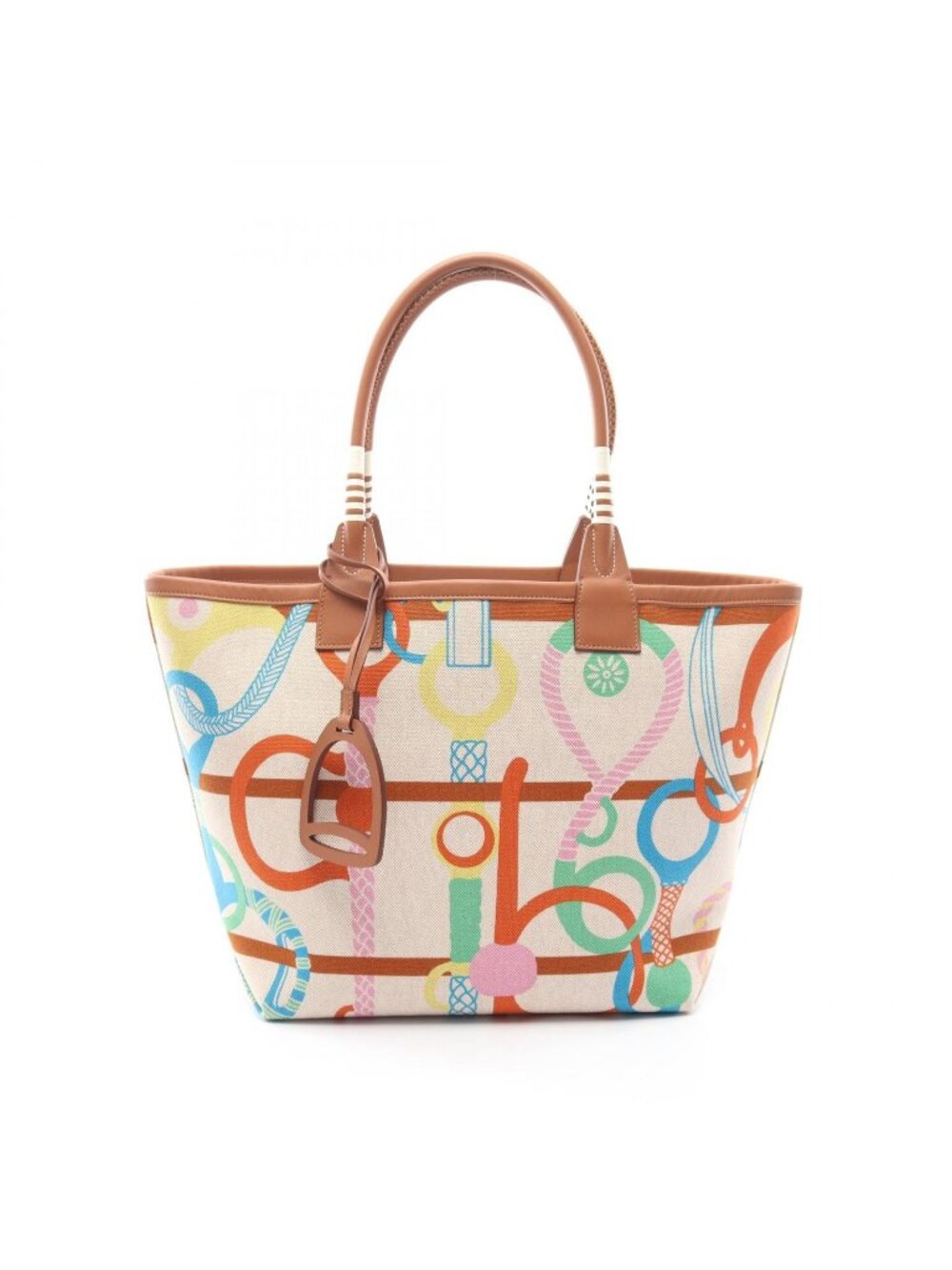 Hermes Tote Bag Steeple 28 Ecru Gold Cuible Lime Beige